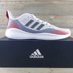 adidas Fluidflow 2.0 Mens Running Athletic Shoes Sneaker White Grey Red