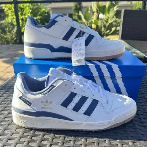 Adidas Forum CL Low White Crew Blue Gum Men's Athletic Shoes IH7821