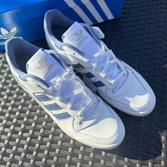 Adidas Forum CL Low White Crew Blue Gum Men's Athletic Shoes IH7821