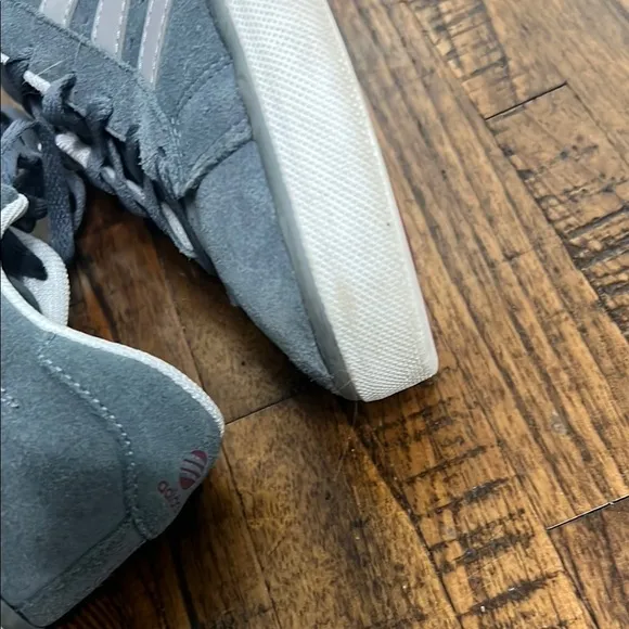 Adidas Gray Suede Sneakers Neo Mens