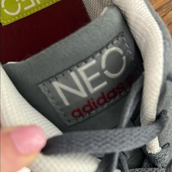 Adidas Gray Suede Sneakers Neo Mens