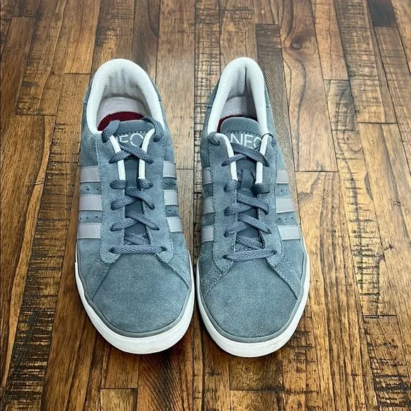 Adidas Gray Suede Sneakers Neo Mens