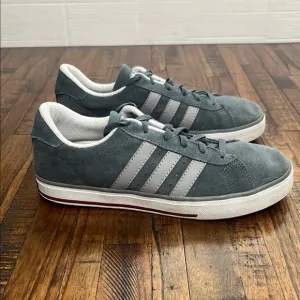Adidas Gray Suede Sneakers Neo Mens