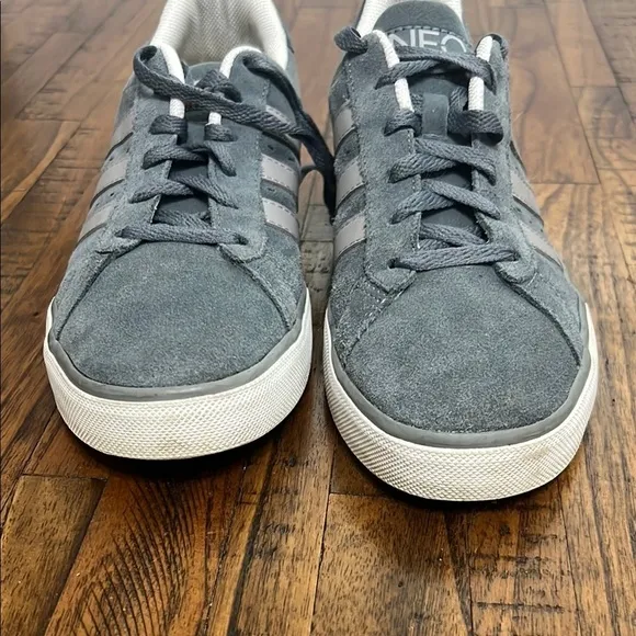 Adidas Gray Suede Sneakers Neo Mens