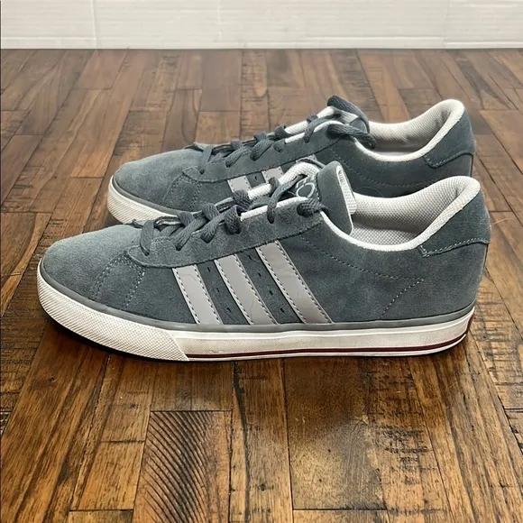 Adidas Gray Suede Sneakers Neo Mens