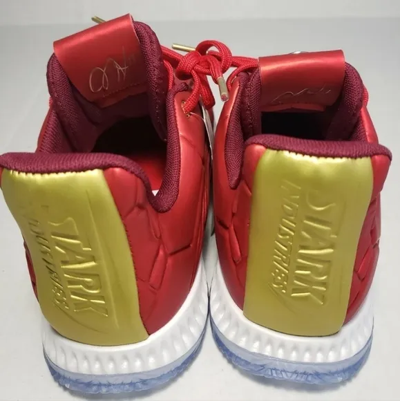 Adidas Harden Vol 3 Iron Man Tony Stark Marvel EG2626 Boys sz 5 Sneakers Shoes