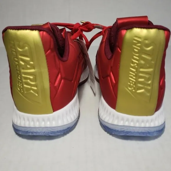 Adidas Harden Vol 3 Iron Man Tony Stark Marvel EG2626 Boys sz 5 Sneakers Shoes