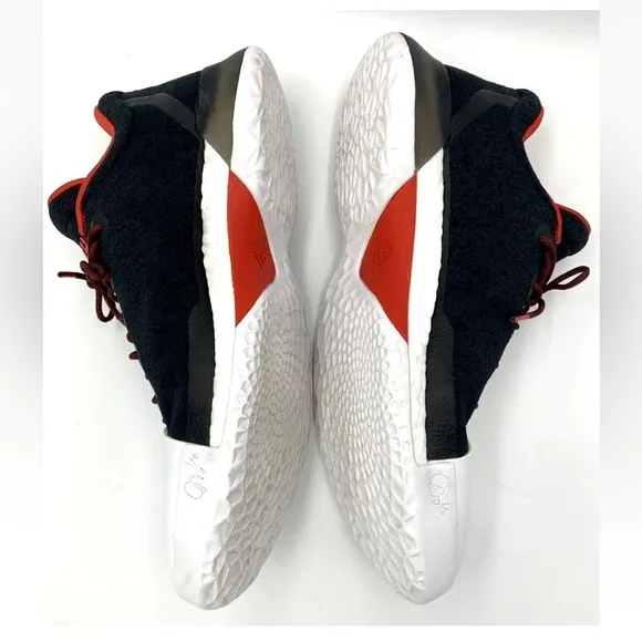 Adidas James Harden Vol 1 Pioneer BW0546 Black Scarlet White Mens Size 13.5