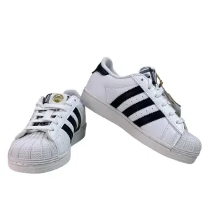 adidas Kids &quot;Graphic Pop&quot; Superstar C White/Black/Gold Size 12K HP3259