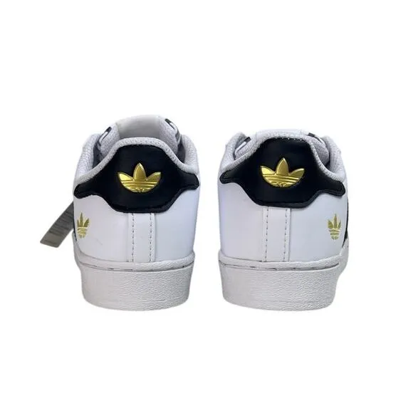 adidas Kids &quot;Graphic Pop&quot; Superstar C White/Black/Gold Size 12K HP3259