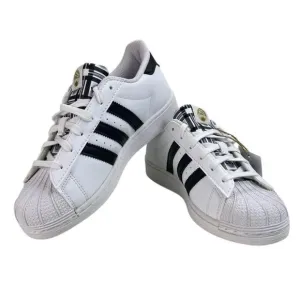 adidas Kids &quot;Graphic Pop&quot; Superstar C White/Black/Gold Size 3 HP3259