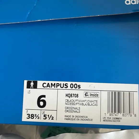 Adidas Kids Campus Black Sneakers