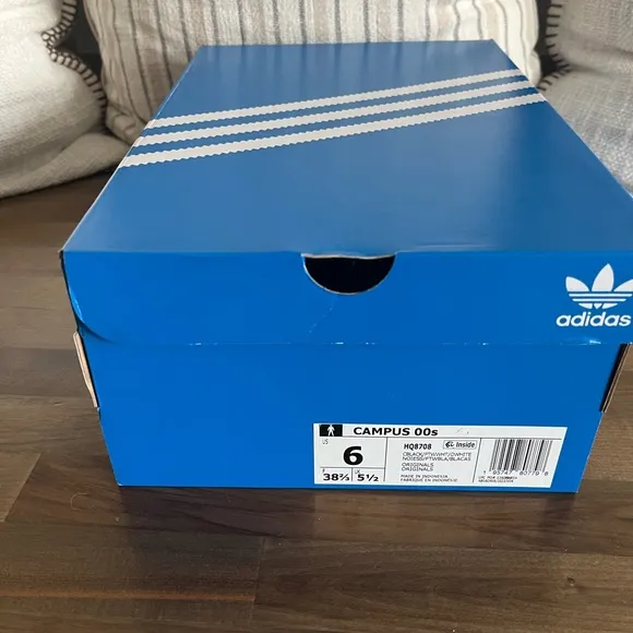 Adidas Kids Campus Black Sneakers