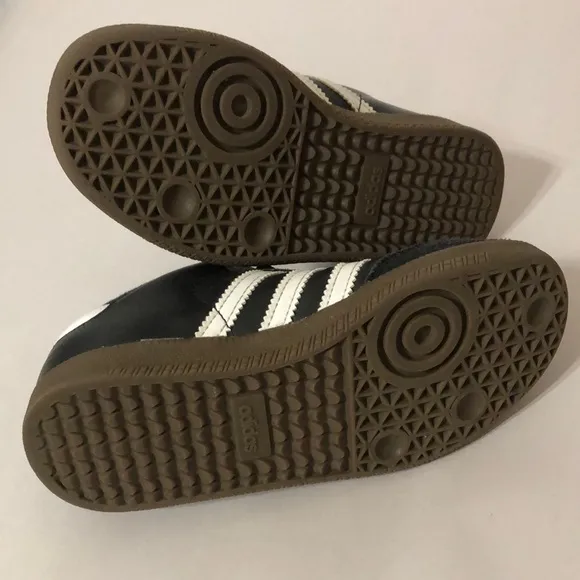 Adidas Kids Samba Black and White Shoes size 13 Kids