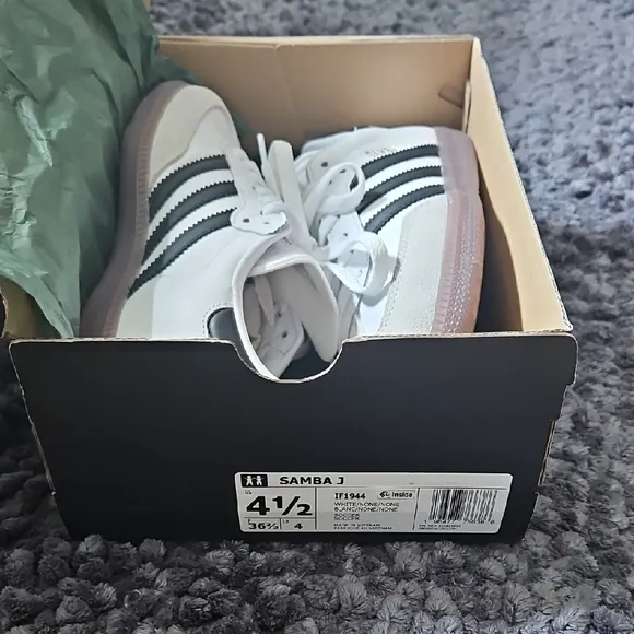 Adidas Kids Shoes White and Black