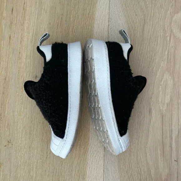 Adidas Kids Superstar 360 Black Shoes sz 8K