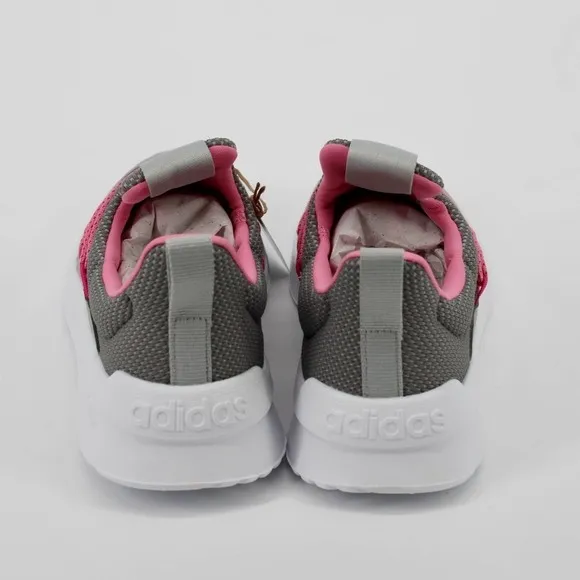 Adidas Lite Racer Adapt 5.0 Shoes Kids Size 4 in Pink/Grey NEW