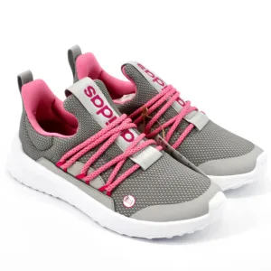 Adidas Lite Racer Adapt 5.0 Shoes Kids Size 4 in Pink/Grey NEW