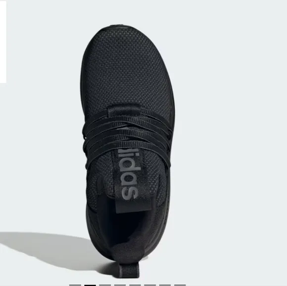 adidas Lite Racer Adapt 7.0 Slip-On Sneaker - Kids,Core Black  Size 13