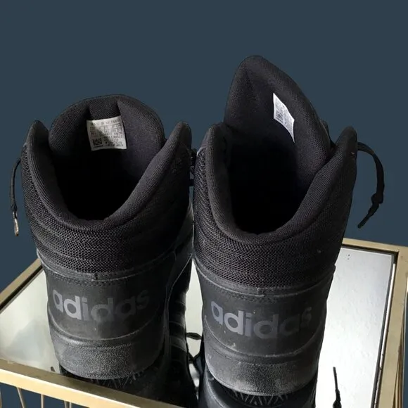 Adidas Mens Black Basketball Shoes Size 10.5