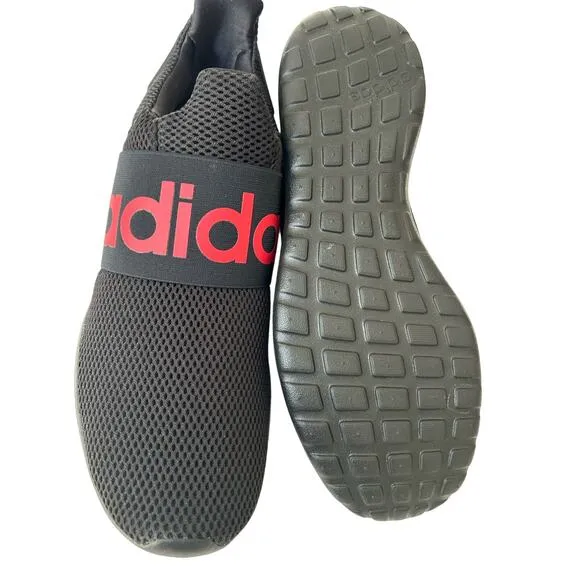 ADIDAS Men's 'Lite Racer Adapt' Running Sneaker SZ 11.5, Black/Red, Slip-On