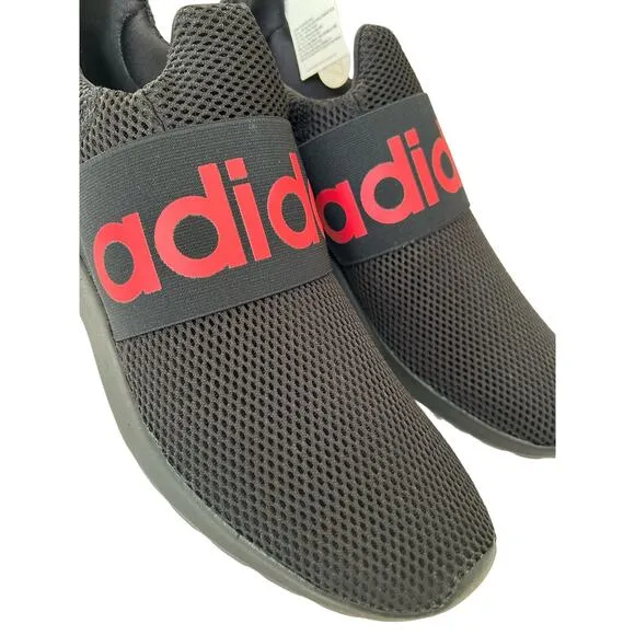 ADIDAS Men's 'Lite Racer Adapt' Running Sneaker SZ 11.5, Black/Red, Slip-On