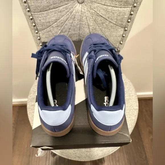 Adidas Men’s Navy Three Stripe Barreda Sneaker Size 10.5 Brand New!