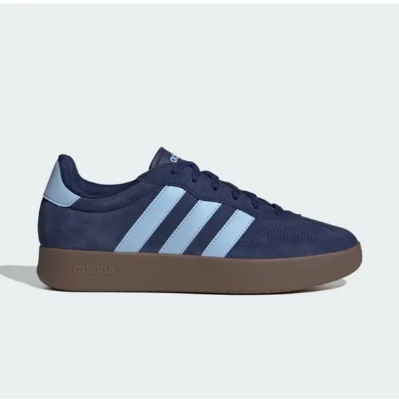Adidas Men’s Navy Three Stripe Barreda Sneaker Size 10.5 Brand New!