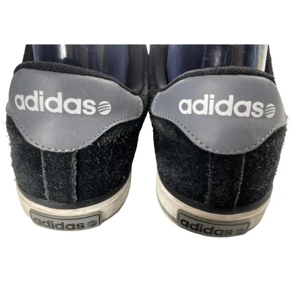 Adidas Men's Neo Label Black Suede 3 Stripe Casual Sneakers Sz 8.5M (F38338) EUC