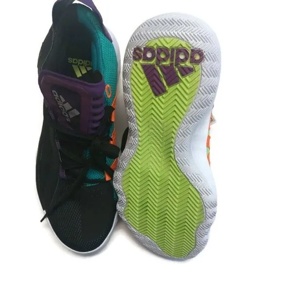 Adidas Mens Size 8 Dame 6 Basketball Shoes EH2071 Damian Lillard Purple Tongue
