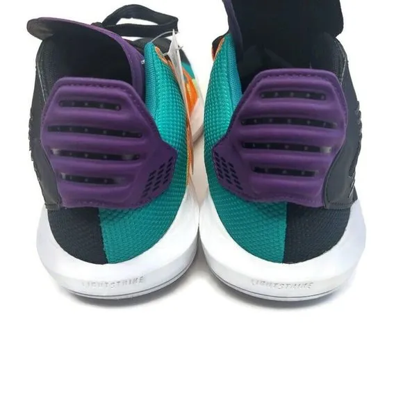 Adidas Mens Size 8 Dame 6 Basketball Shoes EH2071 Damian Lillard Purple Tongue