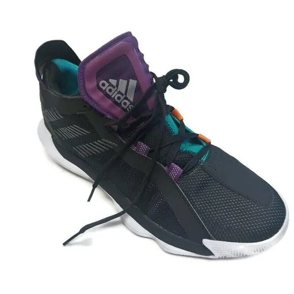 Adidas Mens Size 8 Dame 6 Basketball Shoes EH2071 Damian Lillard Purple Tongue