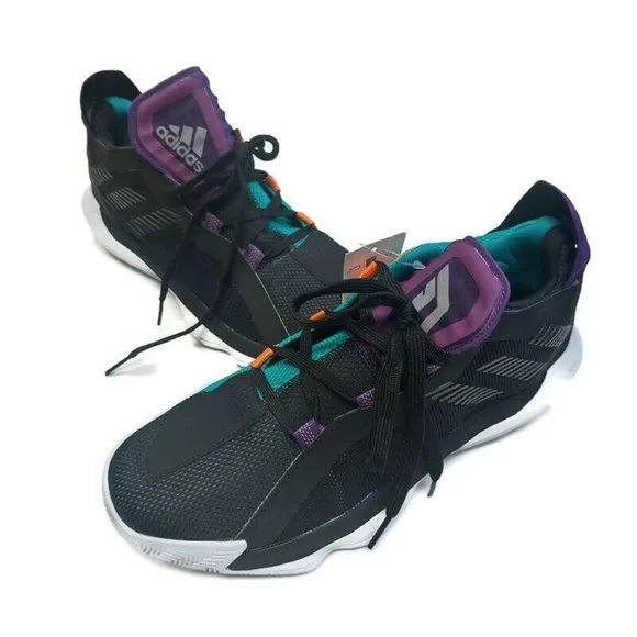 Adidas Mens Size 8 Dame 6 Basketball Shoes EH2071 Damian Lillard Purple Tongue
