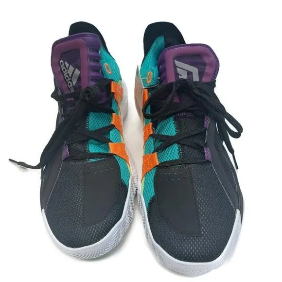 Adidas Mens Size 8 Dame 6 Basketball Shoes EH2071 Damian Lillard Purple Tongue