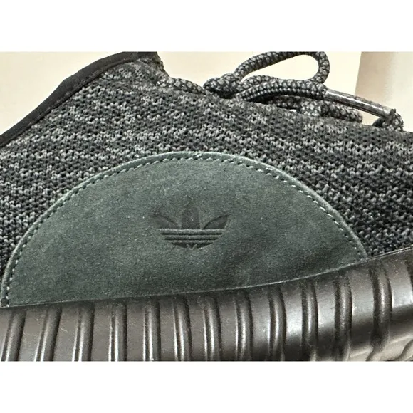 Adidas, Mens Yeezy Boost 350, Carbon Gray/Black, Size 10