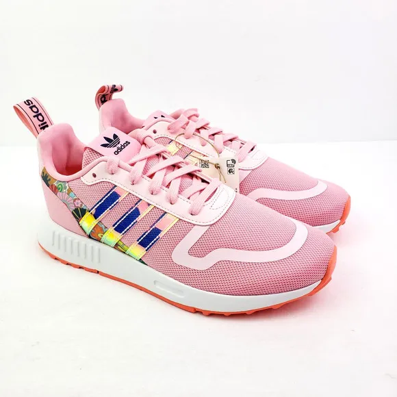 Adidas Multix J Girls Size 6.5Y Womens Sz 7.5 Pink Floral Sneaker Shoes HR1218
