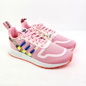 Adidas Multix J Girls Size 6.5Y Womens Sz 7.5 Pink Floral Sneaker Shoes HR1218