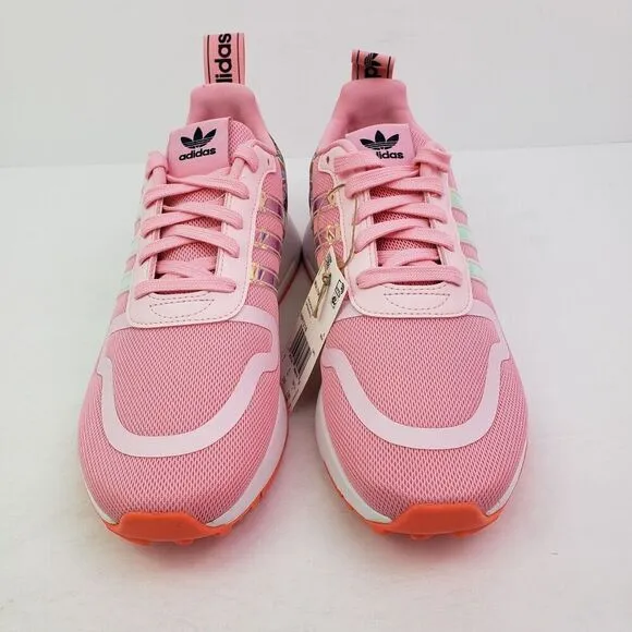 Adidas Multix J Girls Size 6.5Y Womens Sz 7.5 Pink Floral Sneaker Shoes HR1218
