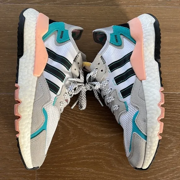 adidas Nite Jogger 'White Hi-Res Aqua' FV3852 | 6