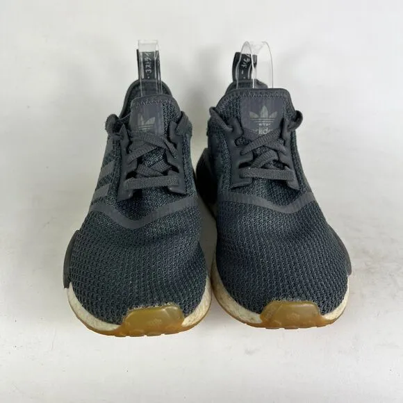 Adidas NMD R1 Sneakers Men's 7 Gray White Lace Up Low Top Running Shoes B42199