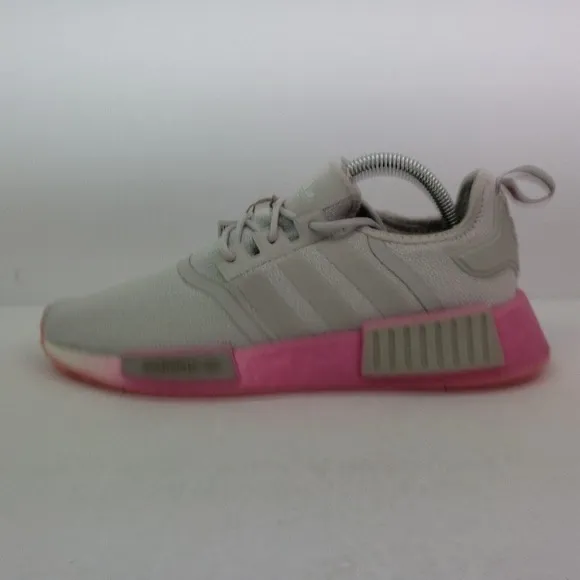 Adidas NMD R1 Womens Size 10 Gray Bliss Pink Running Sneaker Shoes GW9462