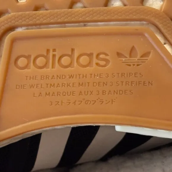 Adidas NMD_R1 Boost Shoes Navy White Gum Men's Athletic Shoes GY6057 Size 12