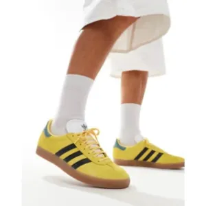Adidas Originals Gazelle x Jamaica Trainers Yellow and black Sneakers NWT 7.5