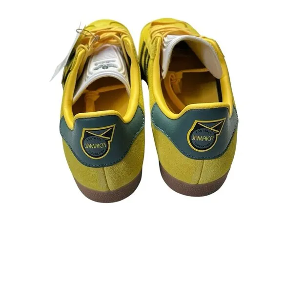 Adidas Originals Gazelle x Jamaica Trainers Yellow and black Sneakers NWT 7.5