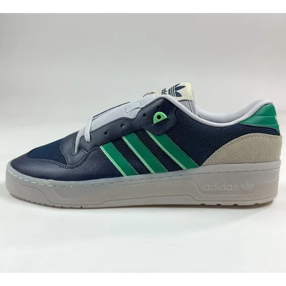 Adidas Originals Rivalry Low Mens Blue Green Basketball Shoes Sneakers FZ6326