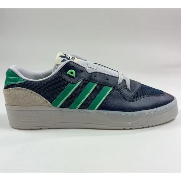 Adidas Originals Rivalry Low Mens Blue Green Basketball Shoes Sneakers FZ6326