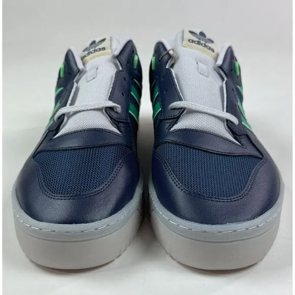 Adidas Originals Rivalry Low Mens Blue Green Basketball Shoes Sneakers FZ6326