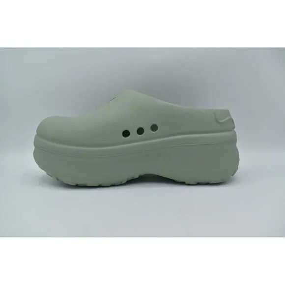 Adidas Originals Womens Size 9 Adifom Stan Mule Slip On Silver Green Shoes