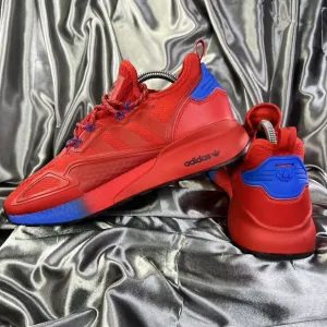 Adidas Originals ZX 2K Boost Men's 9 Red Lifestyle Shoes Fashion Sneakers FZ0994