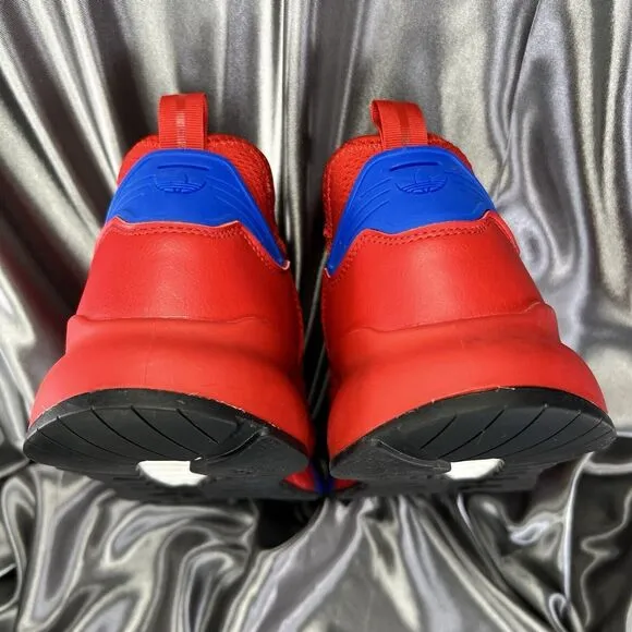 Adidas Originals ZX 2K Boost Men's 9 Red Lifestyle Shoes Fashion Sneakers FZ0994